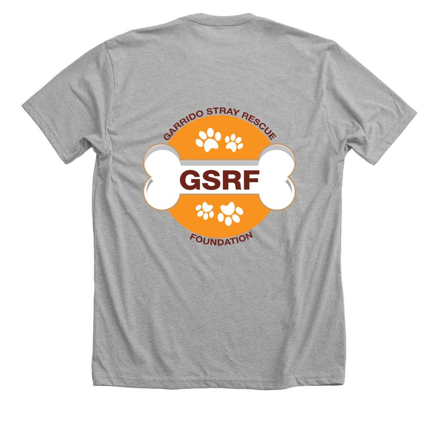 Thank you for SAVING a LIFE!&nbsp;, a Athletic Heather Premium Unisex Tee (back-view)