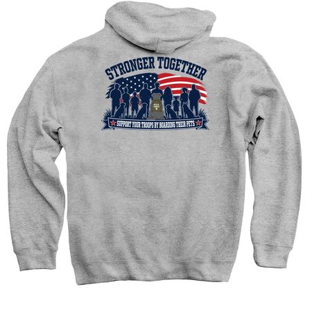 Threads of Connection Fundraiser, a Sport Grey Pullover Hoodie