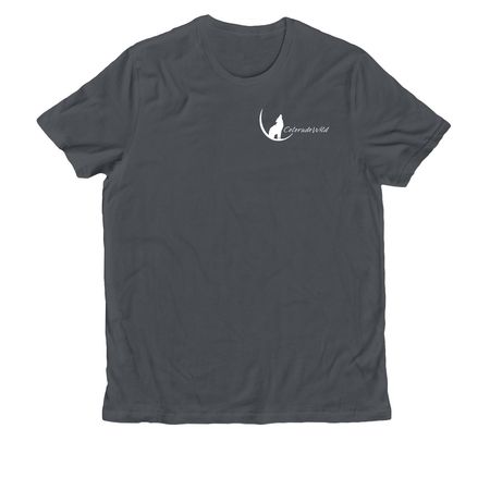 BE WILD Lupine, a Terrain Grey Allmade Organic Cotton Unisex Tee