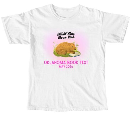 BOOK FEST: BABY BUFFALO, a White Comfort Colors Unisex Tee
