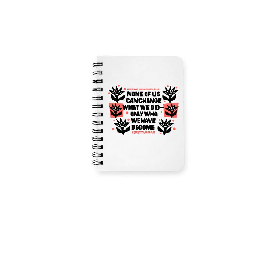 Who We Have Become (Notebook), a White Spiral Notebook