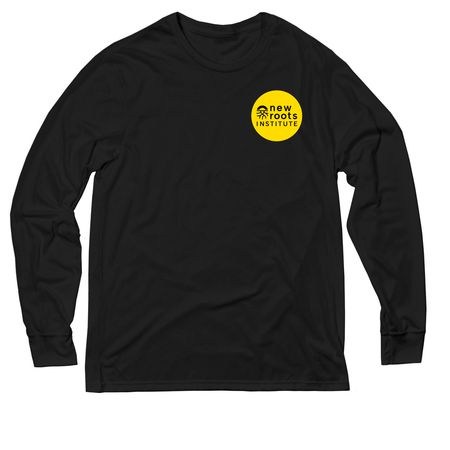 End Factory Farming, a Deep Black Allmade Eco Triblend Long Sleeve Tee