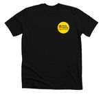 End Factory Farming, a Solid Black Blend Premium Unisex Tee (back-view)