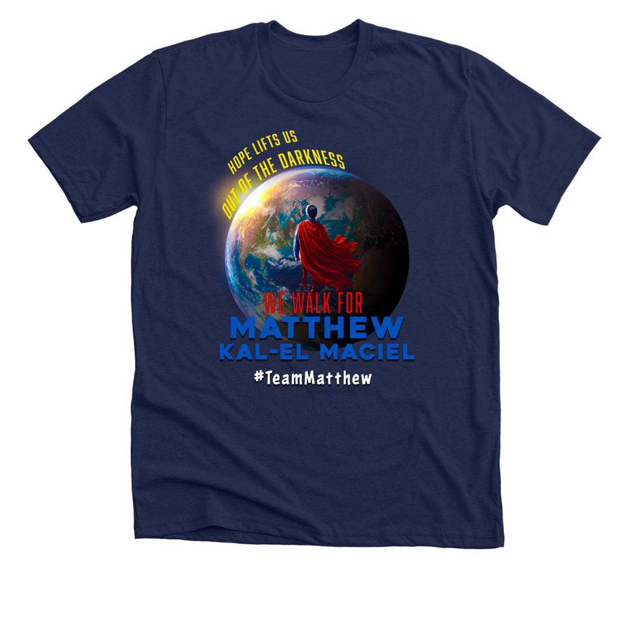 #TeamMatthew, a Solid Navy Blend Premium Unisex Tee