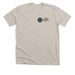 Classic Circle Tee, a Heather Dust Premium Unisex Tee