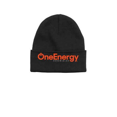 Beanie, a Black Printed Base Camp Beanie