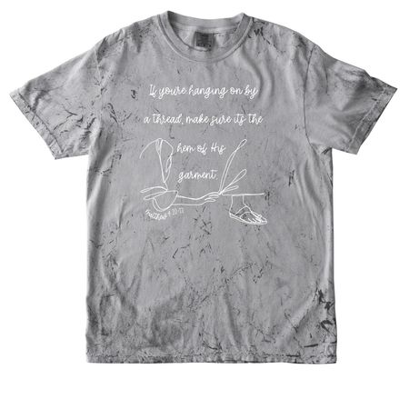 Hanging On By a Thread, a Smoke Comfort Colors Colorblast Tee