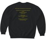 Rare Connection 3rd Anniversary&nbsp;, a Black Softstyle Crewneck Sweatshirt (back-view)