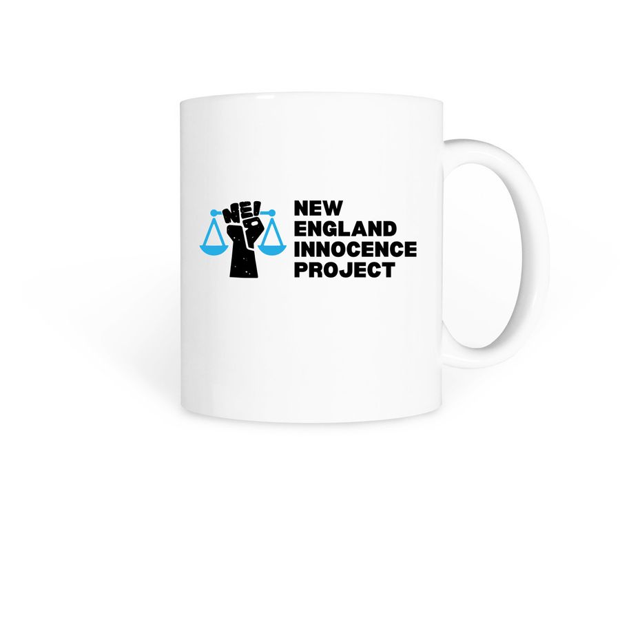 New England Innocence Project Mug, a White Coffee Mug