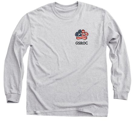 American Flag GSROC, a Sport Grey Classic Long Sleeve Tee