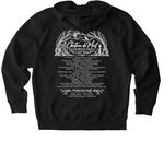 Chateau de Mort Salem 2026, a Black Stanley/Stella Unisex Cultivator 2.0 Zip Up Pullover Hoodie (back-view)