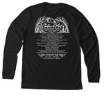 Chateau de Mort Salem 2026, a Solid Black Blend Premium Long Sleeve Tee (back-view)