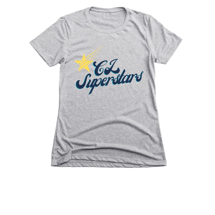 CL Smith Spirit Wear, a Dark Heather Grey Women's Slim Fit Tee