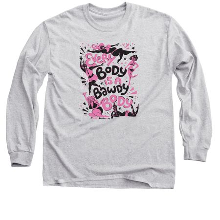 Every Body is a Bawdy Body - Black and Pink, a Sport Grey Classic Long Sleeve Tee