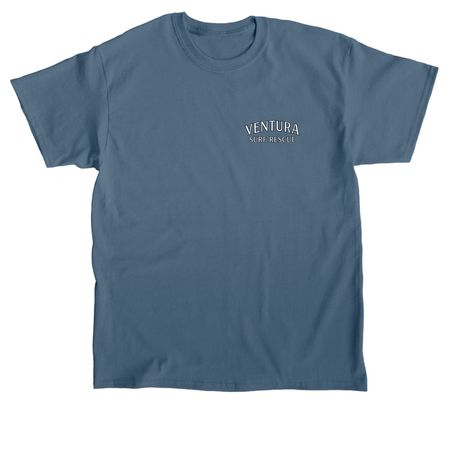 Ventura Surf Rescue Design, a Indigo Blue Classic Unisex Tee