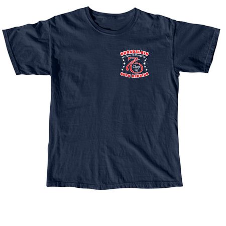 BHS Class of 1976, a True Navy Comfort Colors Unisex Tee