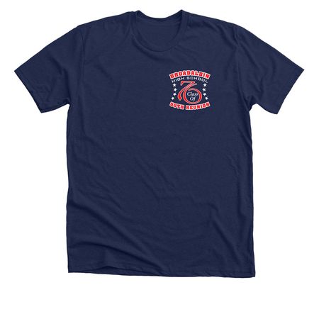 BHS Class of 1976, a Solid Navy Blend Premium Unisex Tee