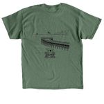 VSRA 2026, a Military Green Classic Unisex Tee (back-view)
