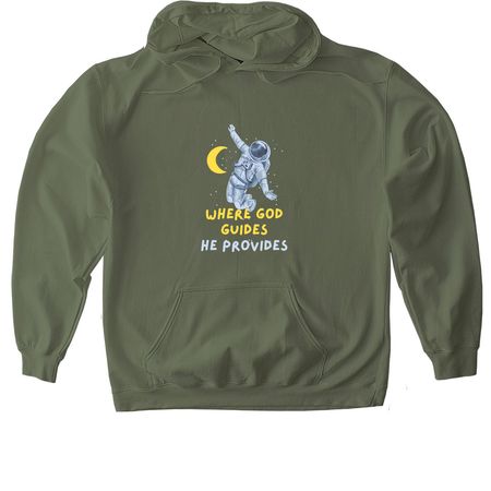 astronaut shirts, a Military Green Gildan Softstyle Pullover Hoodie