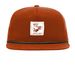 Wise Fool Hat, a Dark Orange/ Black Printed Umpqua Snapback Cap