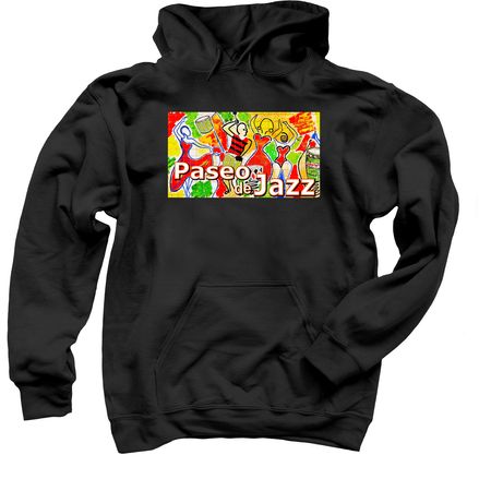 Paseo de Jazz, a Black Pullover Hoodie