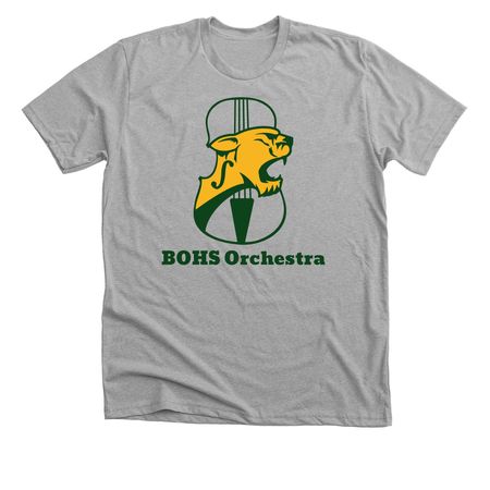 BOHS Orchestra Spirit Wear, a Athletic Heather Premium Unisex Tee