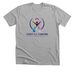 Fight All Cancers, a Athletic Heather Premium Unisex Tee