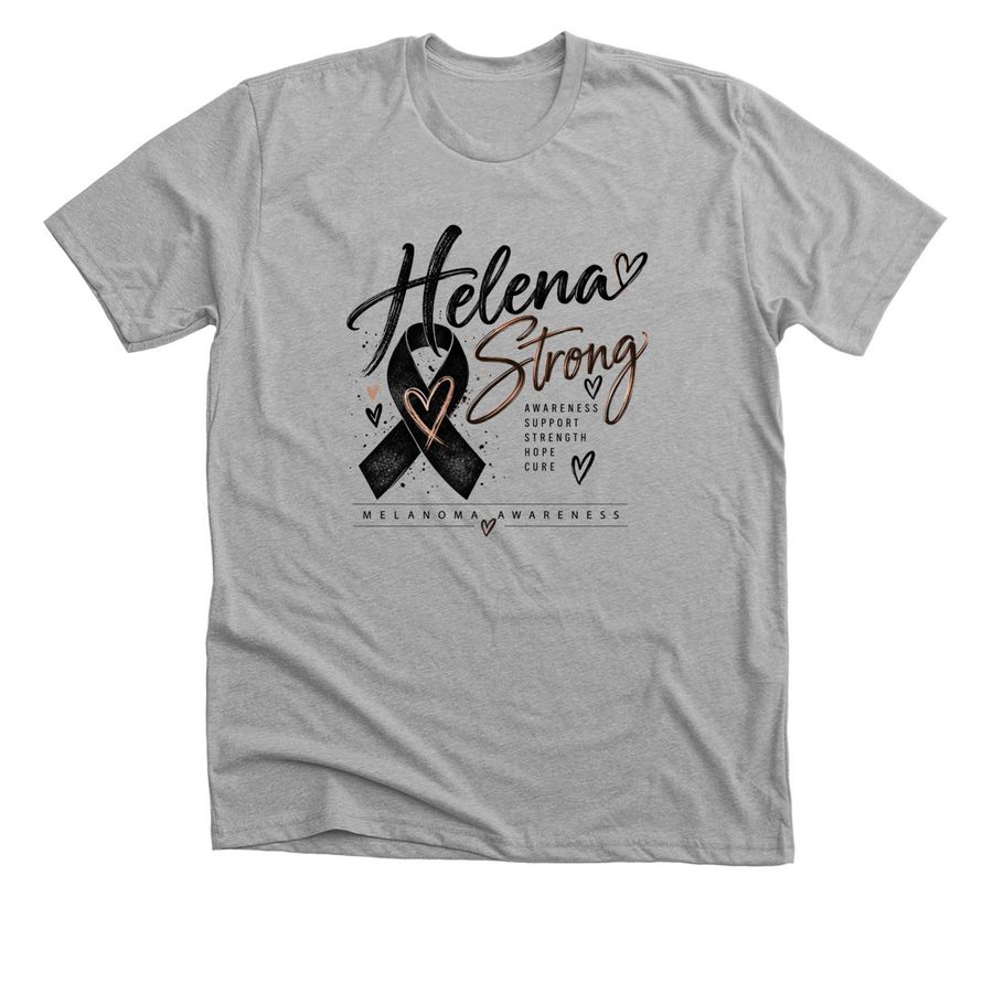 Stage III Melanoma&nbsp;, a Athletic Heather Premium Unisex Tee