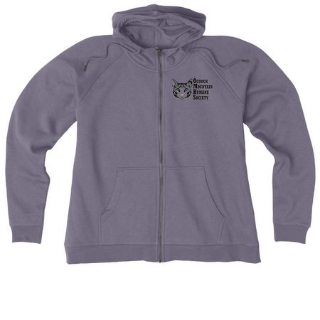 OMHS Zip Hoodie, a Cosmic Purple Allmade Women?s Organic CVC Zip-Up Hoodie