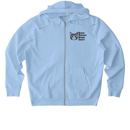 OMHS Zip Hoodie, a Blue Soul Stanley/Stella Unisex Cultivator 2.0 Zip Up Pullover Hoodie