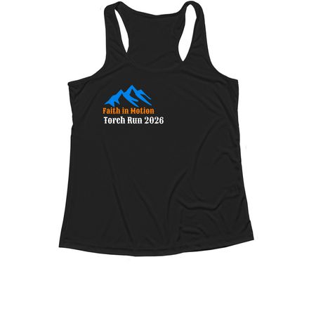 Law Enforcement Torch Run 2026! Matthew 5:9, a Black Women's Performance Tank