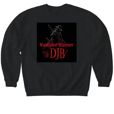 Vampire Hunter DJB swag&nbsp;, a Black Softstyle Crewneck Sweatshirt