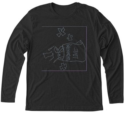 Unconditional Love, a Vintage Black Triblend Long Sleeve Tee