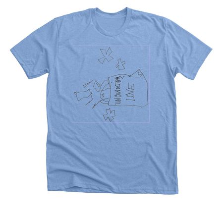 Unconditional Love, a Heather Carolina Blue Premium Unisex Tee