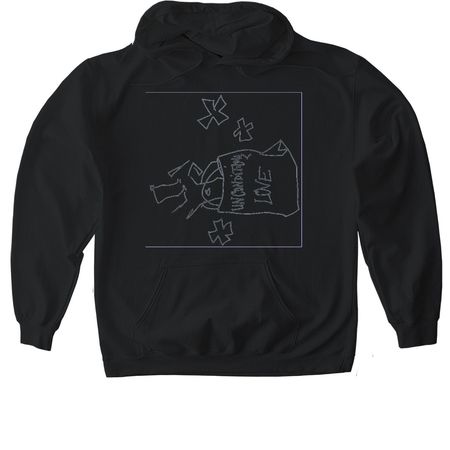 Unconditional Love, a Black Gildan Softstyle Pullover Hoodie