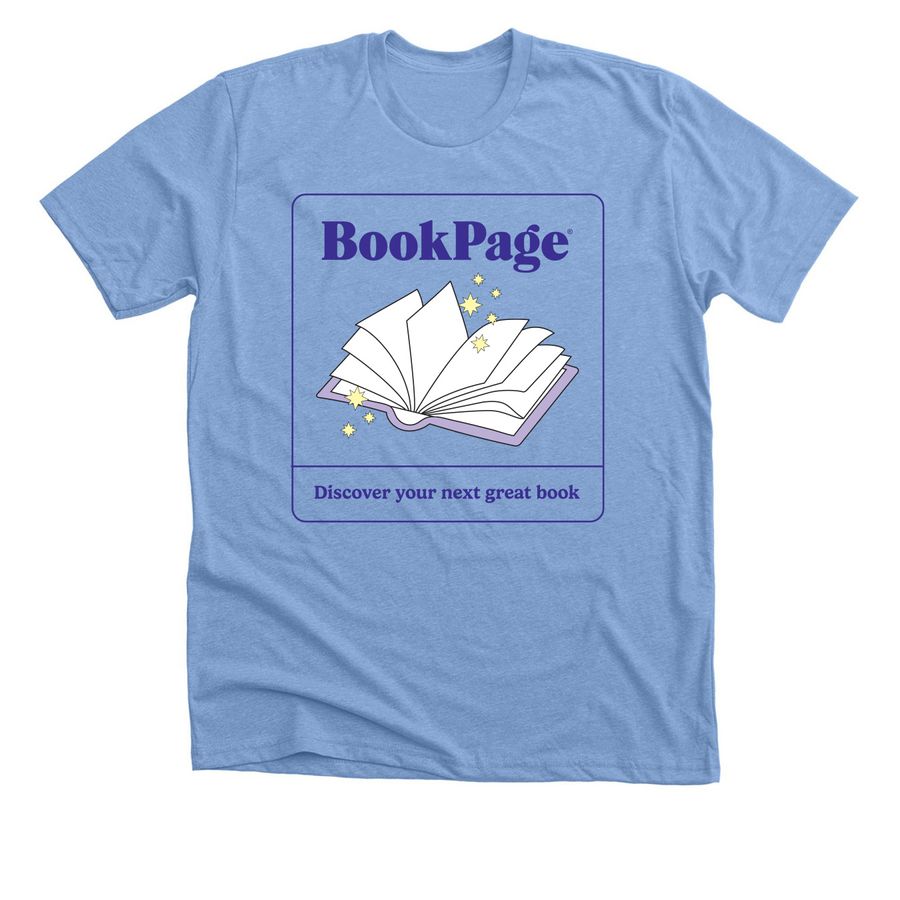 Magic of Reading Tee (Adult & Youth), a Heather Carolina Blue Premium Unisex Tee