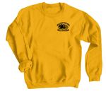 Wild Boar Night Run, a Gold Crewneck Sweatshirt (back-view)