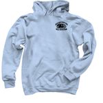 Wild Boar Night Run, a Light Blue Pullover Hoodie (back-view)