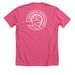 Dusty!, a Heather Charity Pink Premium Unisex Tee (back-view)