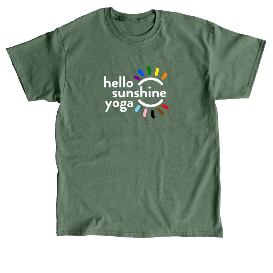 Love is Love - white logo, a Military Green Classic Unisex Tee