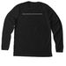 Simple Life, a Solid Black Blend Premium Long Sleeve Tee (back-view)