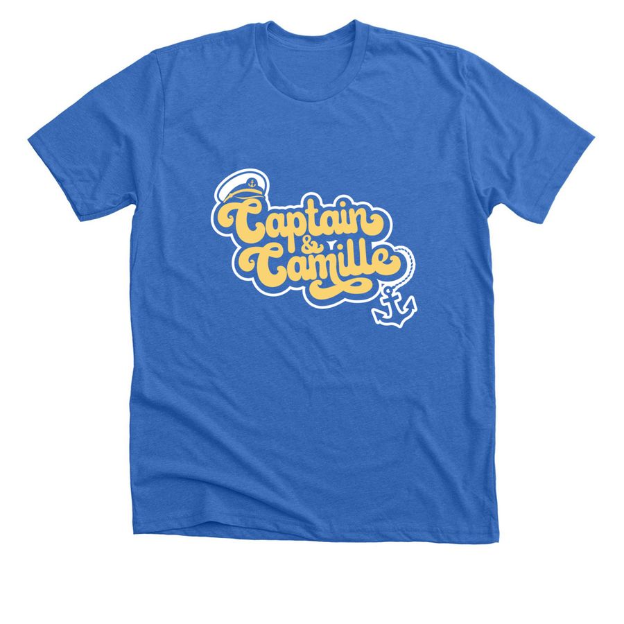 Captain & Camille Captain's Tee, a Heather True Royal Premium Unisex Tee