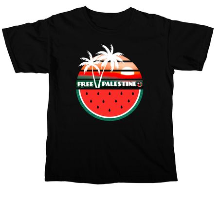 Free Palestine Tops, a Black Comfort Colors Unisex Tee