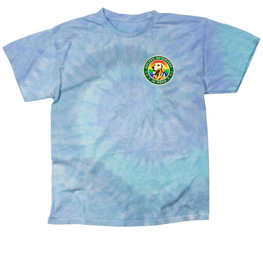 GRIN Rainbow Logo Tee - Tie Dye, a Lagoon Classic Tie Dye Tee