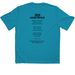 Swim Moms Aukeman, a Atomic Blue Classic Performance Tee (back-view)