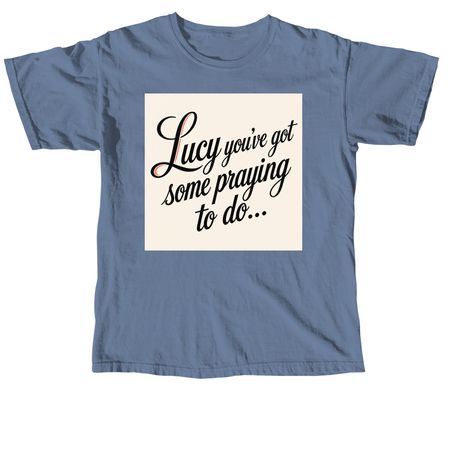Lucy, a Blue Jean Comfort Colors Unisex Tee