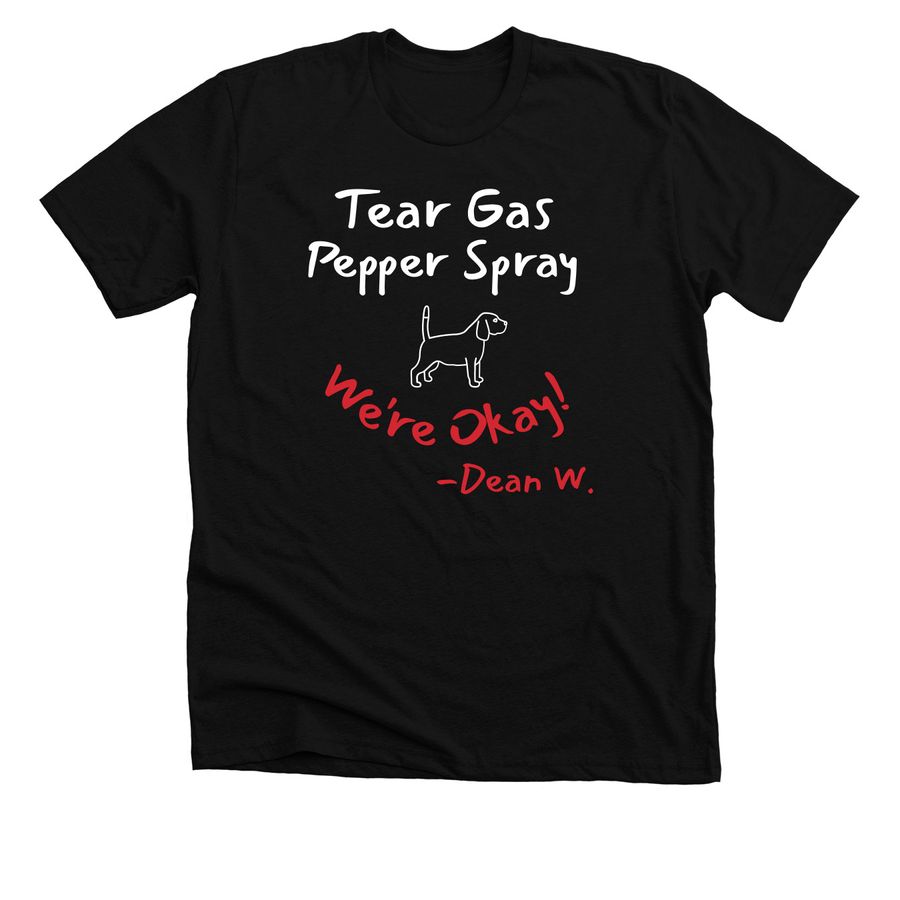 Peaceful Rescuers at Ridglan Farms, a Solid Black Blend Premium Unisex Tee