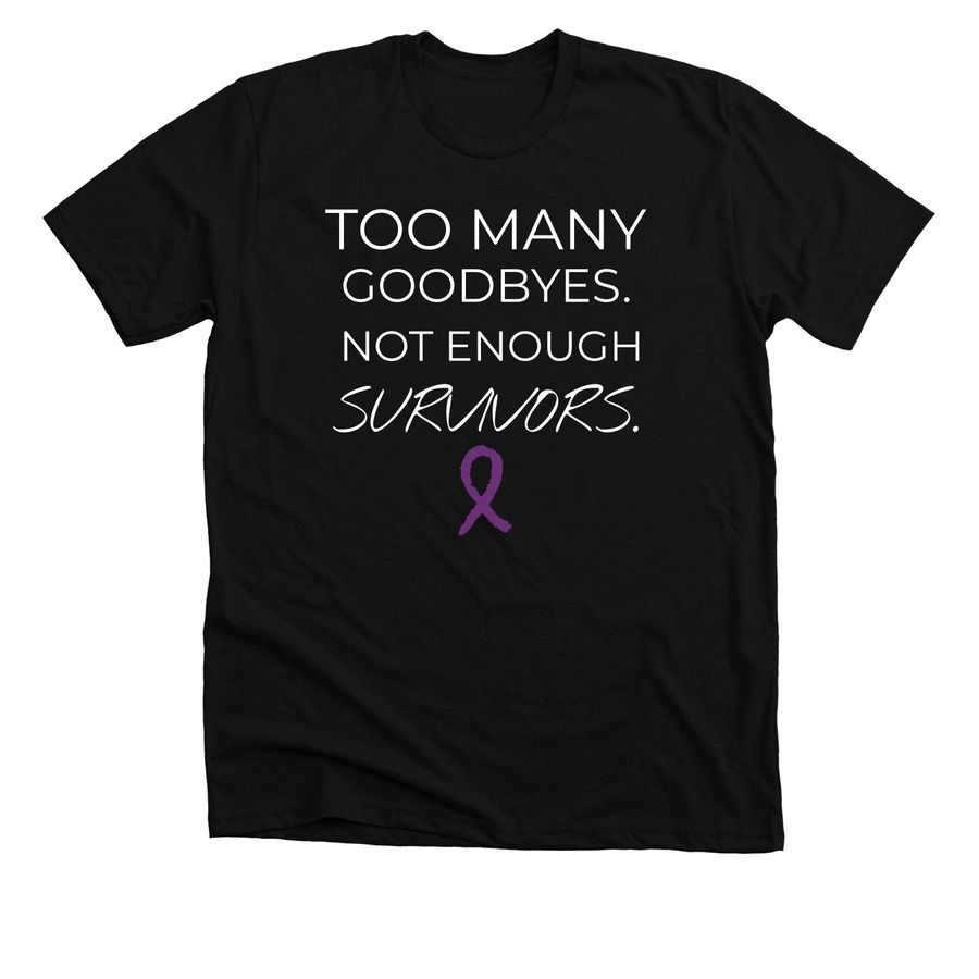 Pancreatic Cancer, a Solid Black Blend Premium Unisex Tee