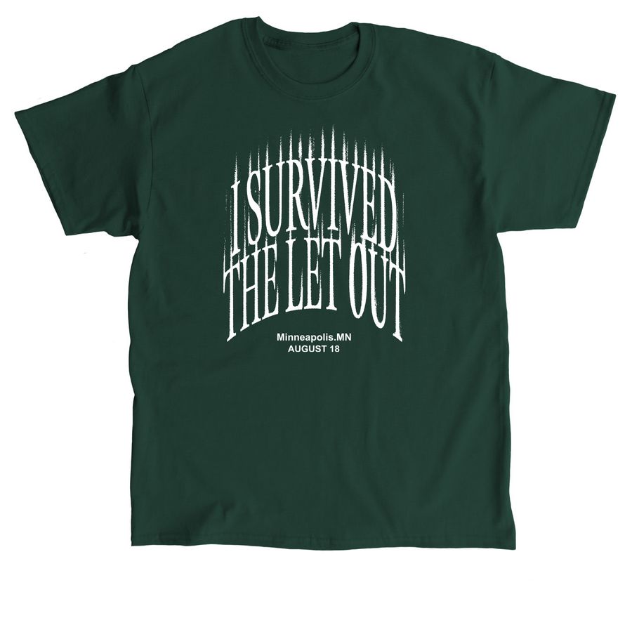 J Cole&nbsp;Target Center&nbsp;Merch -&nbsp;The Let Out, a Forest Green Classic Unisex Tee