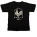 West Tampa Heights 33607 Rooster, a Black Comfort Colors Unisex Tee